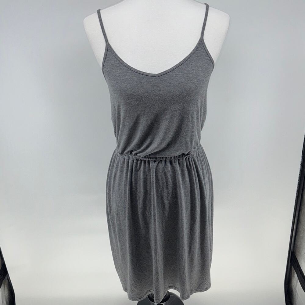 Old Navy Gray Spaghetti Strap Mini Dress Women's Petite Small
